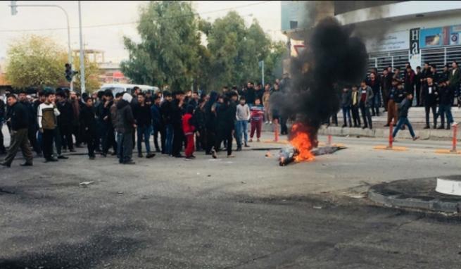خۆپێشاندان و ناڕەزاییەکانی ئیران کرماشانیشی گرتەوە